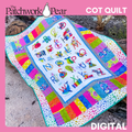 Cot Quilt // For 75cm Panels - Digital Pattern