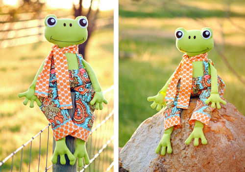 Fergus the Frog - Physical Pattern