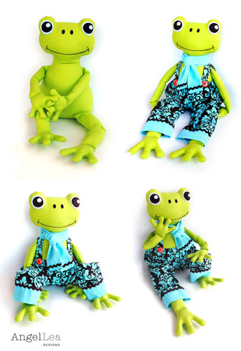 Fergus the Frog - Physical Pattern