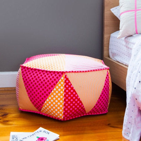 Hexagon Pouf - Physical Pattern