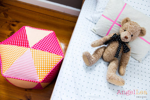 Hexagon Pouf - Physical Pattern