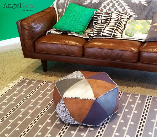 Hexagon Pouf - Physical Pattern