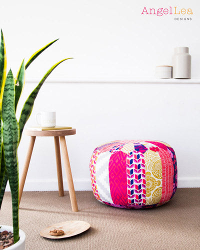 Patchwork Pouf - Physical Pattern
