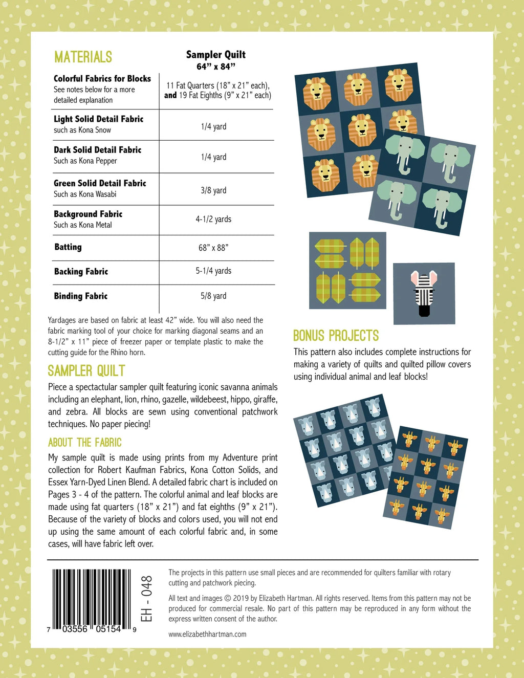 Spectacular Savanna - Physical Pattern