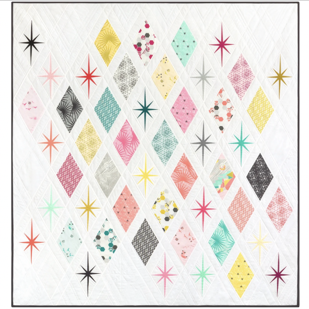 The Atomic Starburst Quilt - Physical Pattern