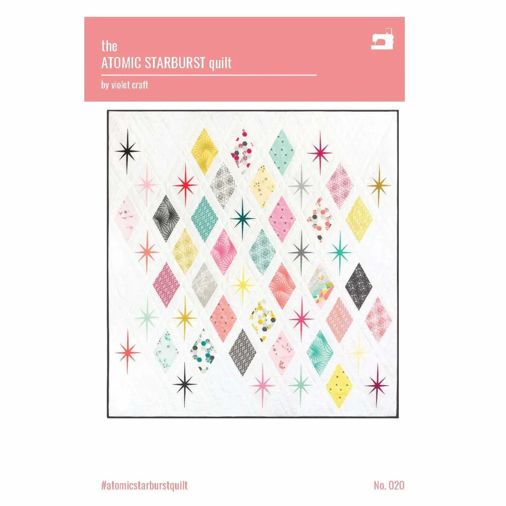 The Atomic Starburst Quilt - Physical Pattern