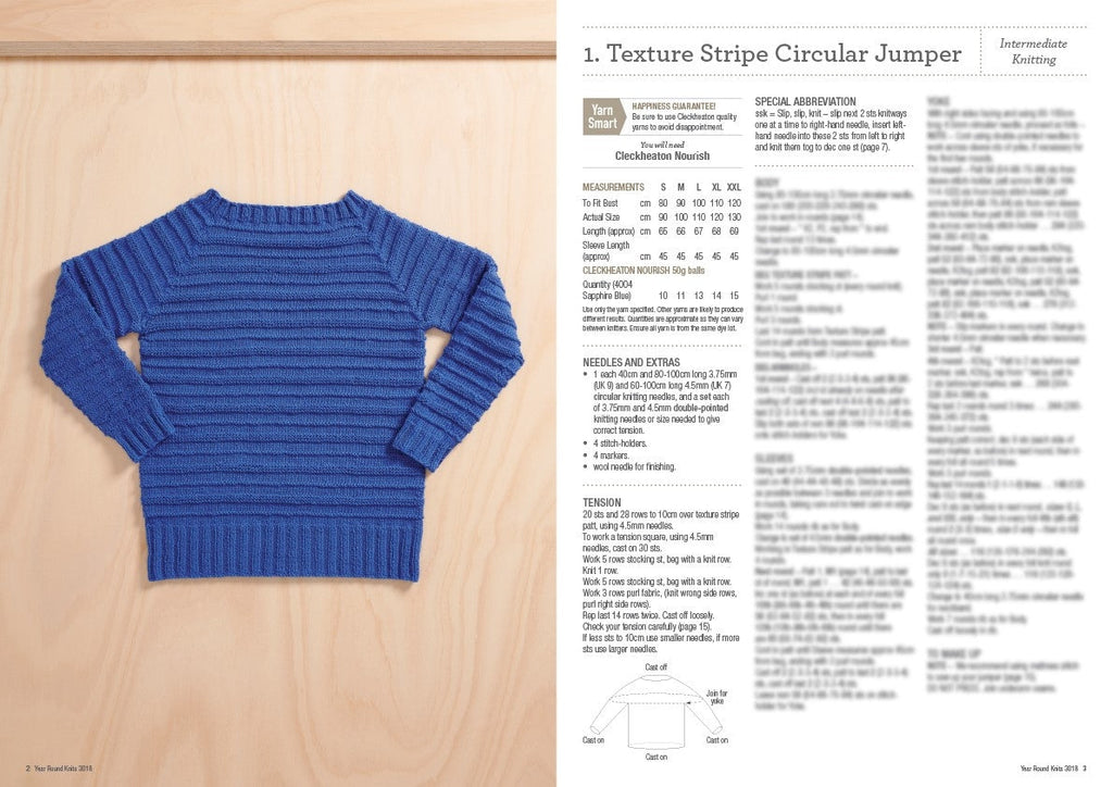 Year Round Knits - 3018 - Physical Pattern