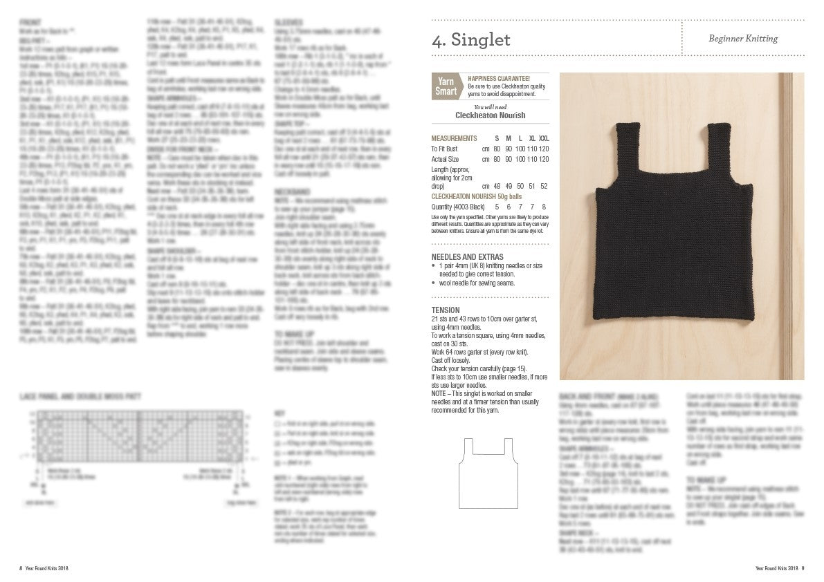 Year Round Knits - 3018 - Physical Pattern