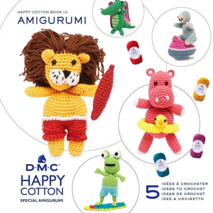 Happy Cotton Book 10 - Amigurumi - Beach Animals - Physical Pattern